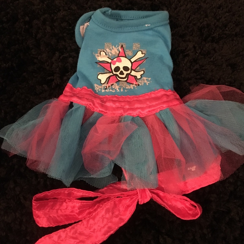 Bret Michaels Extra small tule tutu dog dress